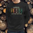 Born In April 1985 36Th Birthday Gift 36 Years Old Sweatshirt Gifts for Him