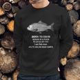 Born To Swim Ocean Is A Fuck Kill Em All 1989 Graphic Design Printed Casual Daily Basic Sweatshirt Gifts for Him