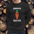 Carrots Matter Funny Cute Emoji Vegetable Vegan Food Gift Sweatshirt Gifts for Him