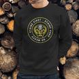 Circle Logo Retro Martial Arts Sweatshirt Gifts for Him