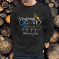 Crushing Dangerous Disease Day By Day Pharmacy Tech Sweatshirt Gifts for Him