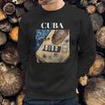 Cuban Dominos Cigar Fedora Hat Funny Cuba Sweatshirt Gifts for Him