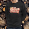 Cute Retro Vintage Just Peachy Sweatshirt Gifts for Him