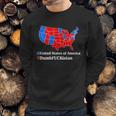 Democratic United States Of America Vs Dumfuckistan Resistance Resist Anti Trump Sweatshirt Gifts for Him