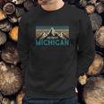 Detroit Michigan Vintage Mountains Sweatshirt Gifts for Him