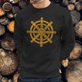 Dharma Wheel Dharmachakra Spirituality Buddhism Hoodie Sweatshirt Gifts for Him