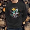 Djing Dj Fox Furry Furries Tail Ears Cosplay Sweatshirt Gifts for Him