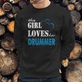 Drummer This Girl Love Her Drummer - Teefordrummer Sweatshirt Gifts for Him