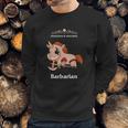 Dungeons And Unicorns Rpg D20 Barbarian Rage Tabletop Gamers Sweatshirt Gifts for Him