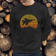 Eagle Jet Fighter Sunrise Vintage Retro Pilot Sweatshirt Gifts for Him