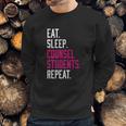 Eat Sleep Counsel Students Repeat Gift Sweatshirt Gifts for Him