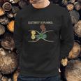 Electricity Explained Funny Ohm Volt Ampe Physics Sweatshirt Gifts for Him