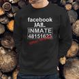 Facebook Jail Inmate 48151623 Repeat Offender Shirt Sweatshirt Gifts for Him