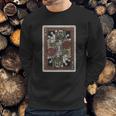 Fifth Sun Mens The Big Lebowski Dude Playing Card Sweatshirt Gifts for Him