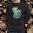 Frankenstein Pandemic Virus Mask Sweatshirt Gifts for Him