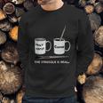 Frustrated Fine Artist Graphic Design Printed Casual Daily Basic Sweatshirt Gifts for Him