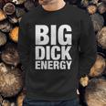 Funny Big Dick Energy Gift Bde Adult Humor Meme Workout Ego Flex Bro Gift Sweatshirt Gifts for Him