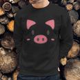 Funny Halloween Cute Piggy Face Halloween Costume Sweatshirt Gifts for Him