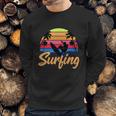 Funny Retro Surfing Logo Sweatshirt Gifts for Him