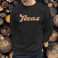 Funny Retro Texas Logo Sweatshirt Gifts for Him