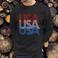 Funny Retro Usa Logo Sweatshirt Gifts for Him