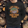 Funny Vintage Live Ugly Fake Your Death Sweatshirt Gifts for Him