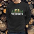 Funny Vintage Vermont Retro Logo Sweatshirt Gifts for Him