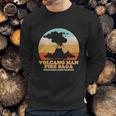 Funny Vintage Volcano Man Fire Saga Eurovision Song Contest Sweatshirt Gifts for Him