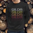 Gilda Retro Wordmark Pattern Vintage Style Sweatshirt Gifts for Him