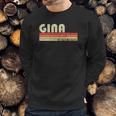 Gina Gift Name Personalized Retro Vintage 80S 90S Birthday Sweatshirt Gifts for Him