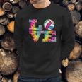 Girls Volleyball Tie Dye Love Colorful For Teenagers Sweatshirt Gifts for Him