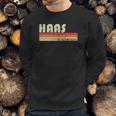 Haas Surname Funny Retro Vintage 80S 90S Birthday Reunion Sweatshirt Gifts for Him