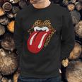 Halloween Leopard Panther Dracula Tongue Scary Sweatshirt Gifts for Him