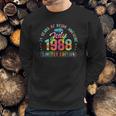 Happy 34Th Birthday Vintage July 1988 34 Years Old Sweatshirt Gifts for Him