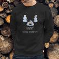 Happy Global Warming Snowmen Emoji Climate Change Sweatshirt Gifts for Him