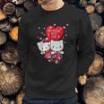 Hello Kitty And Dear Daniel Anywhere With You Valentine Sweatshirt Gifts for Him