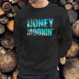 Honeymoonin Honeymoon Bride Groom Just Married Sweatshirt Gifts for Him