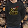 Hot Ones Simple Line Art Sweatshirt Gifts for Him