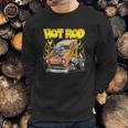 Hot Rod 55 Gasser Blown Jacked Up Flames Car Sweatshirt Gifts for Him