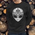 Illuminati Alien Occult Mason All Seeing Eye Sweatshirt Gifts for Him