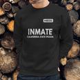 Inmate California State Prison Jail Costume T-Shirt Prisons Sweatshirt Gifts for Him