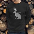 Jackalope Funny Rabbit Sweatshirt Gifts for Him