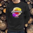 Jacksonville Colorful Retro Logo Sweatshirt Gifts for Him