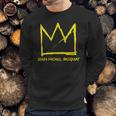 Jean Michel Basquiat Crown Art Sweatshirt Gifts for Him