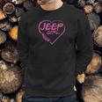 Jeep Girl - Pink Heart Lovely T-Shirt Sweatshirt Gifts for Him