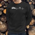 Jeeps And Paw Heartbeat For Jeepsdog And Cat Lovers Sweatshirt Gifts for Him