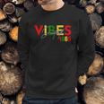 Juneteenth 1865 Shirt Juneteenth Vibes Black History Graphic Design Printed Casual Daily Basic Sweatshirt Gifts for Him