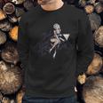 Just Here To Bang Funny Pin Up Model Usa Graphic Sweatshirt Gifts for Him