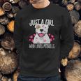 Just A Girl Who Loves Pit Bulls Dog Lover Sweatshirt Gifts for Him