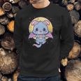 Kawaii Pastel Goth Cute Creepy Bat Dog Sweatshirt Gifts for Him